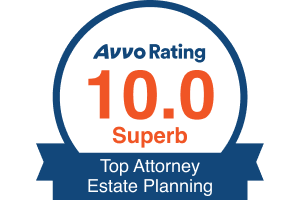 Avvo Rating 10 / Top Attorney Estate Planning - Badges